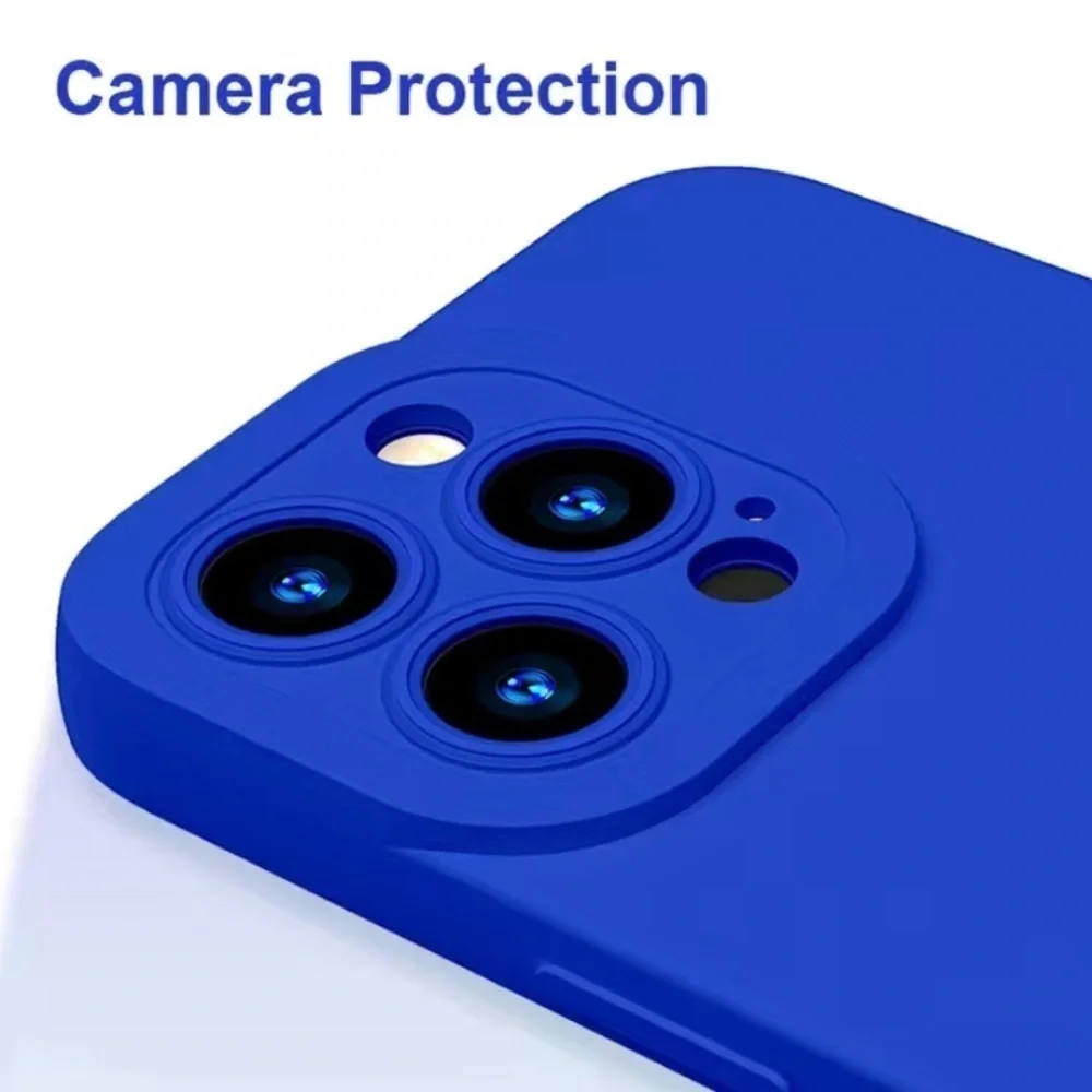 Royal Blue Silicone iPhone Case